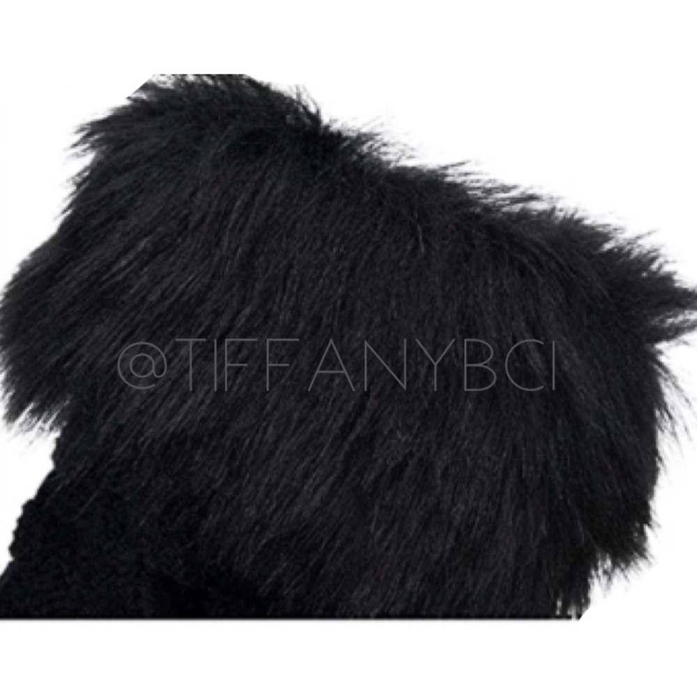 Soft Faux Fur Fingerless Winter Gloves - Picture 3 of 11
